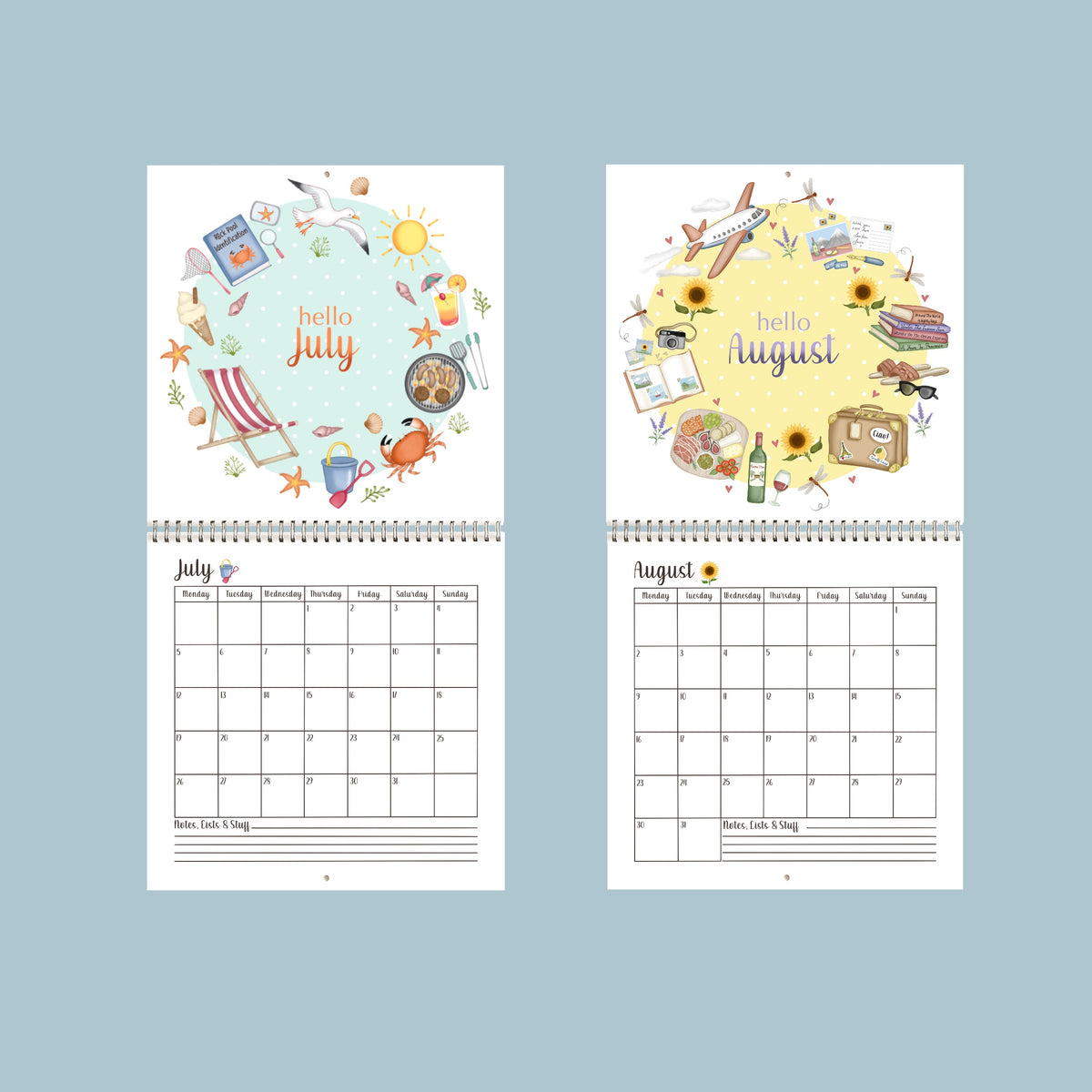 Mouse & Meg 2027 Wall Calendar