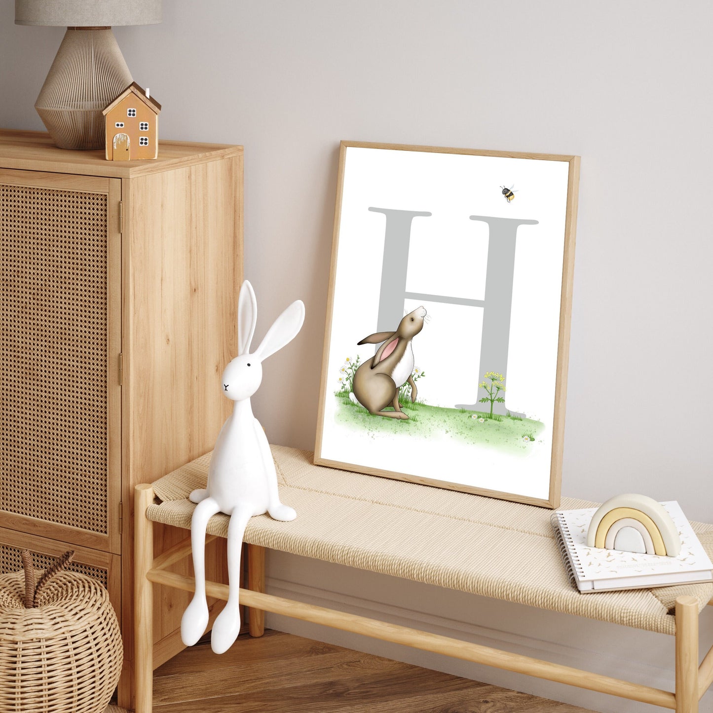 Hare Initial Print